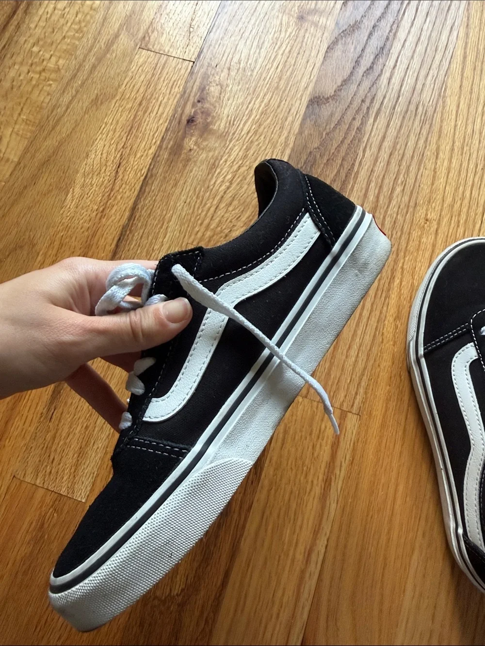 Vans Black & White Old Skool Sneakers Shoe